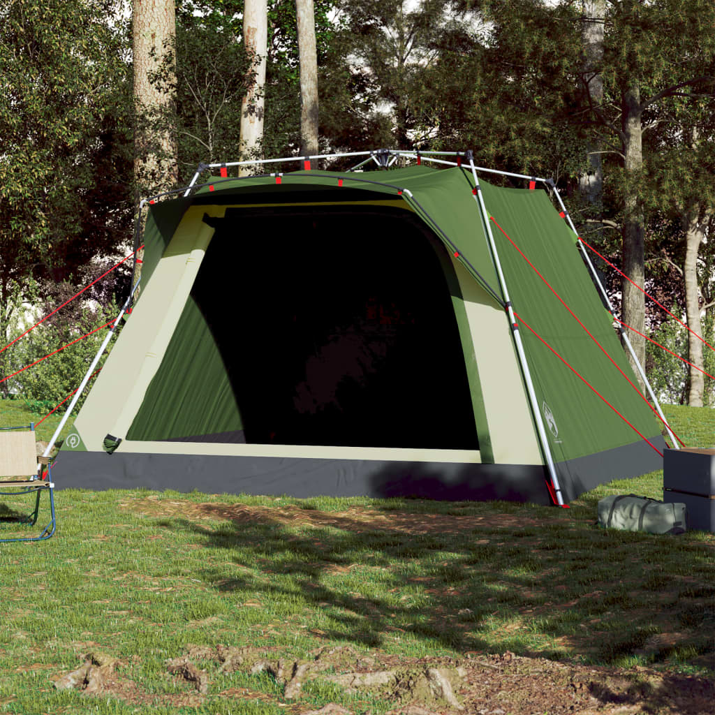 Campingzelt 4 Personen Quick Release Grün