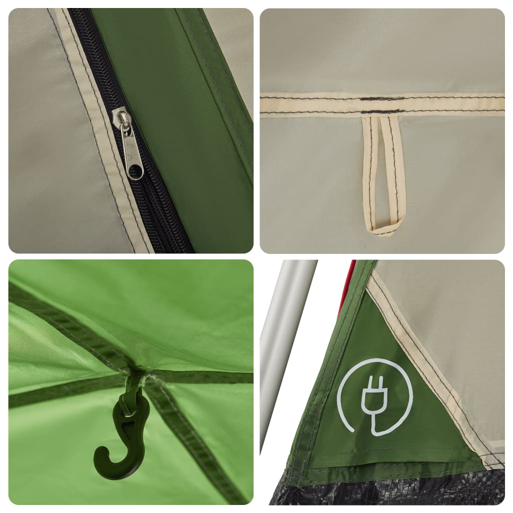 Campingzelt 4 Personen Quick Release Grün