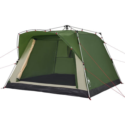 Campingzelt 4 Personen Quick Release Grün