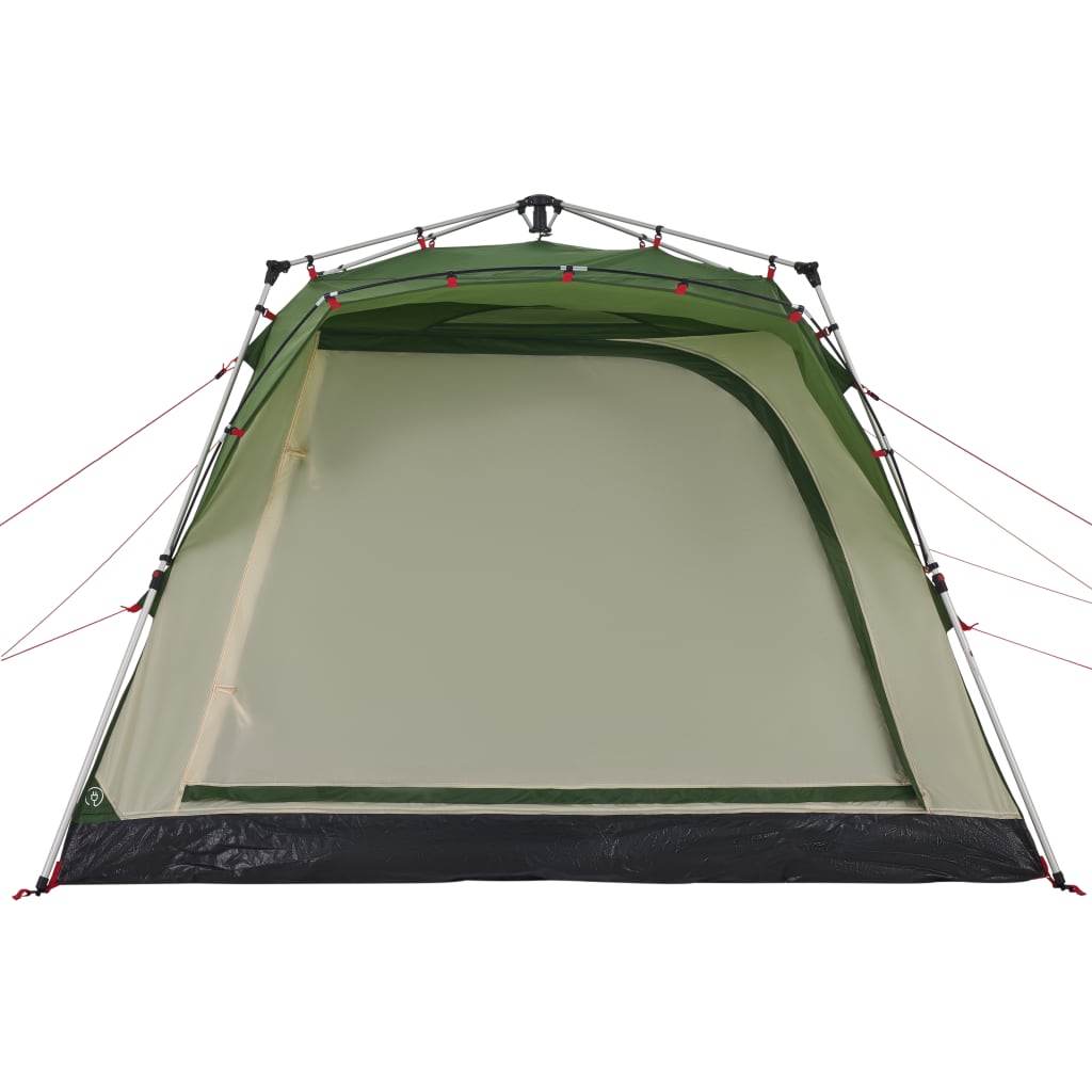 Campingzelt 4 Personen Quick Release Grün