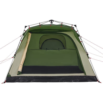 Campingzelt 4 Personen Quick Release Grün
