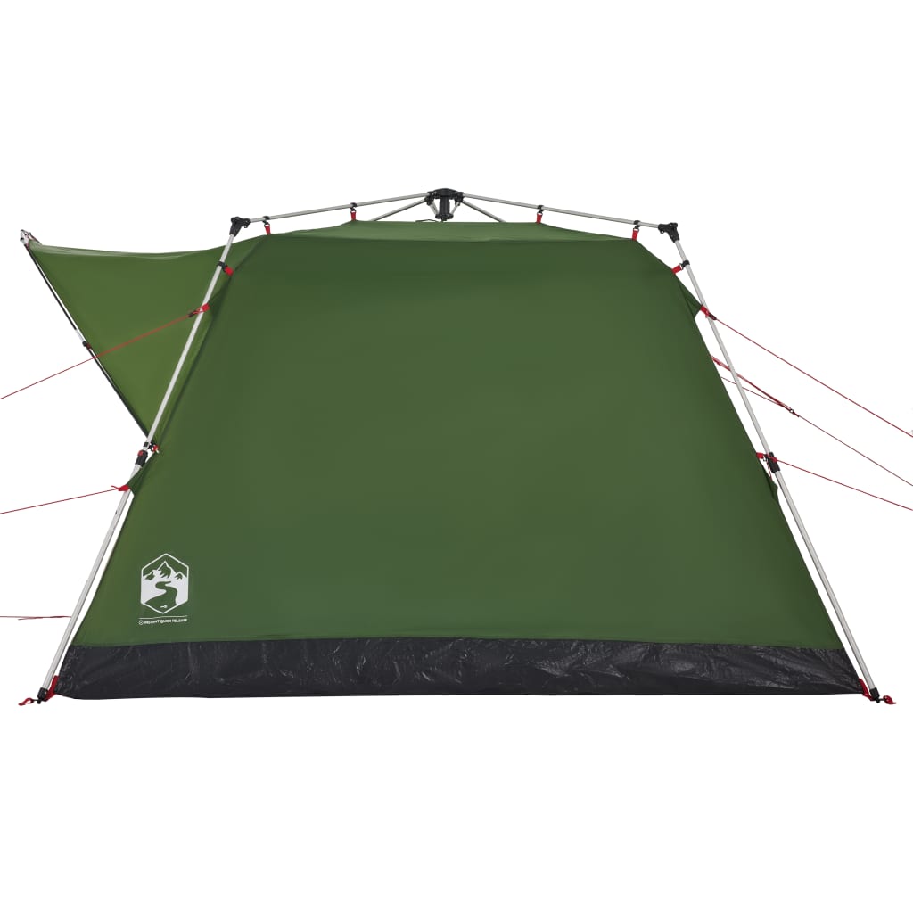Campingzelt 4 Personen Quick Release Grün