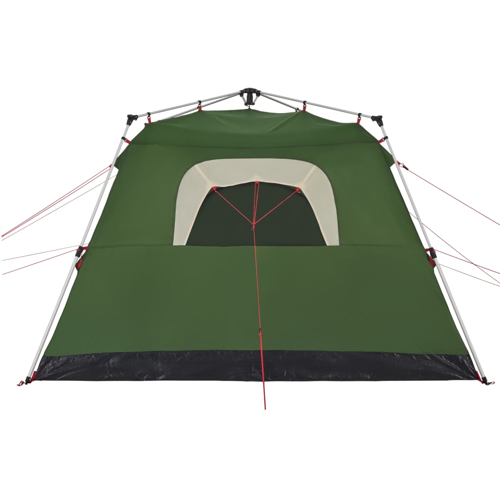 Campingzelt 4 Personen Quick Release Grün