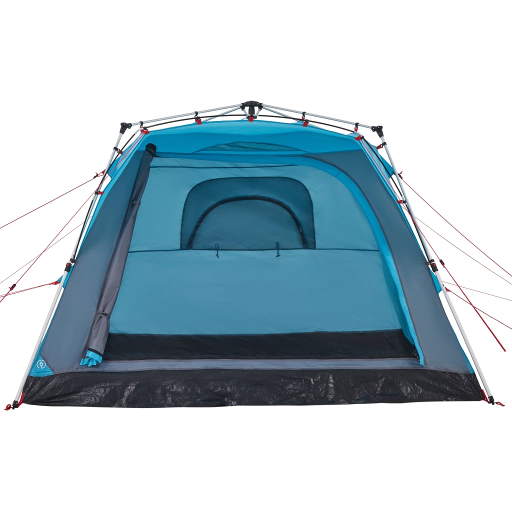 Campingzelt 4 Personen Quick Release Blau