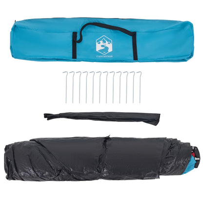 Campingzelt 4 Personen Quick Release Blau