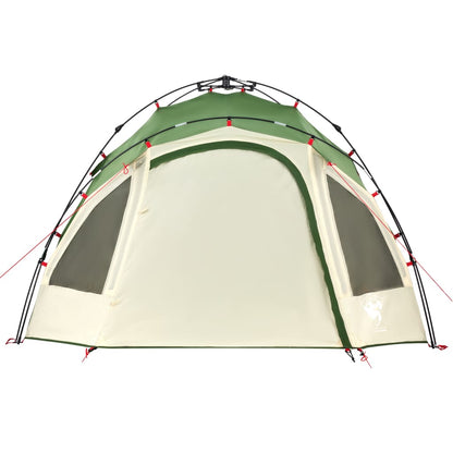 Kuppel-Campingzelt 3 Personen Quick Release Grün