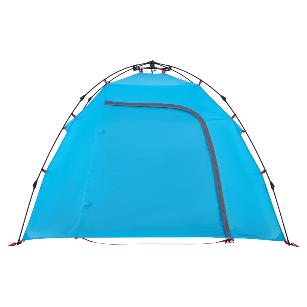 Kuppel-Campingzelt 3 Personen Quick Release Blau