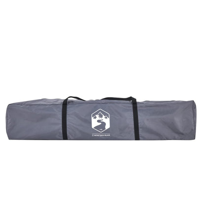 Kuppel-Campingzelt 3 Personen Quick Release Grau Und Orange