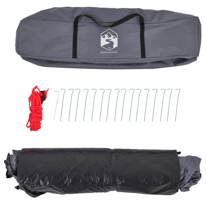 Kuppel-Campingzelt 3 Personen Quick Release Grau Und Orange