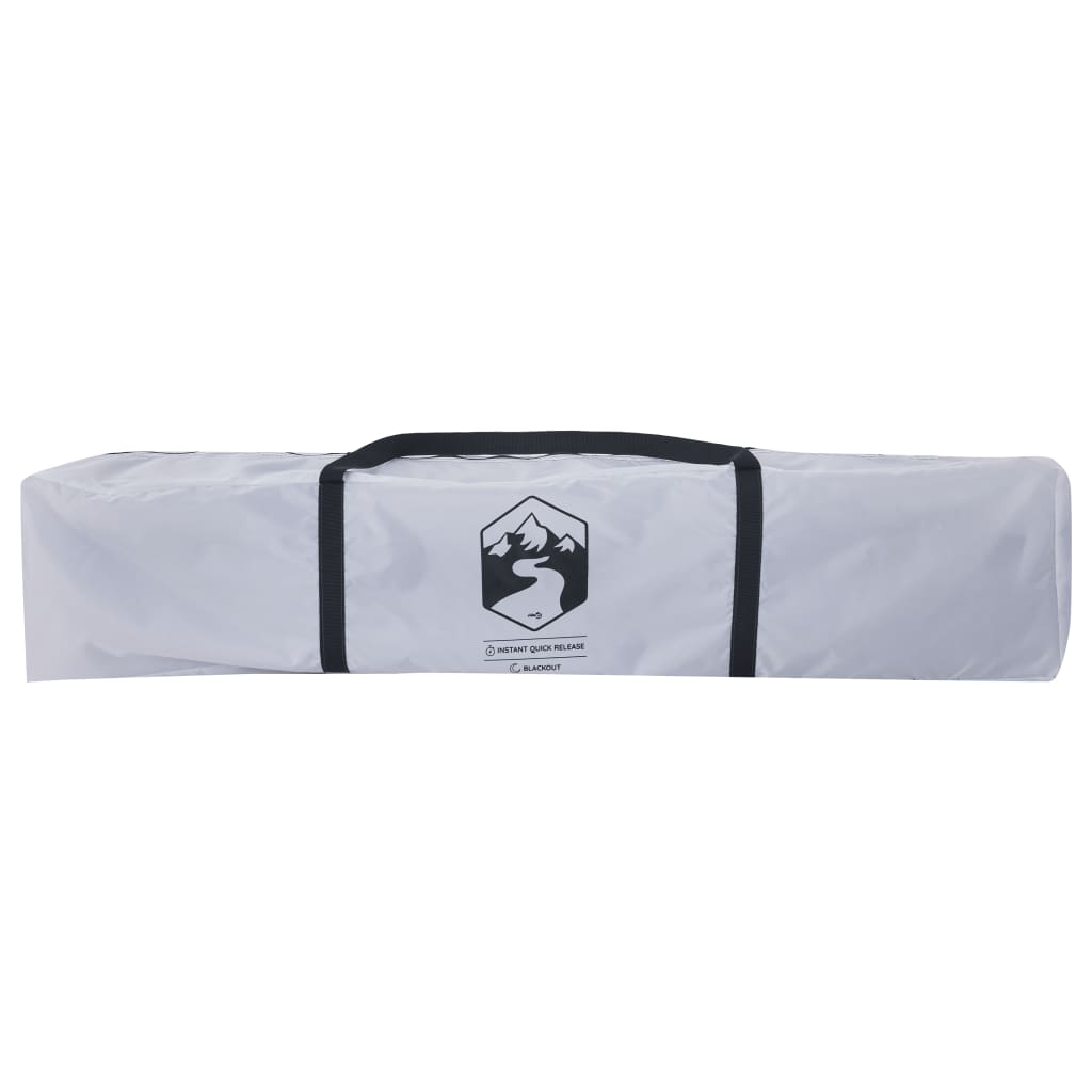 Kuppel-Campingzelt 3 Personen Weiß Verdunkelt Quick Release