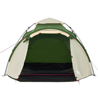 Kuppel-Campingzelt 3 Personen Quick Release Grün