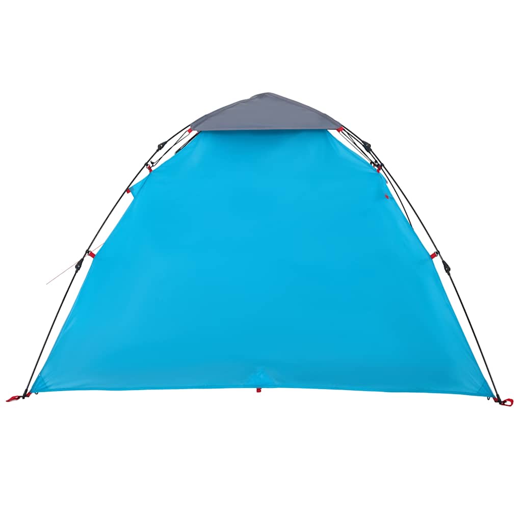 Kuppel-Campingzelt 3 Personen Quick Release Blau