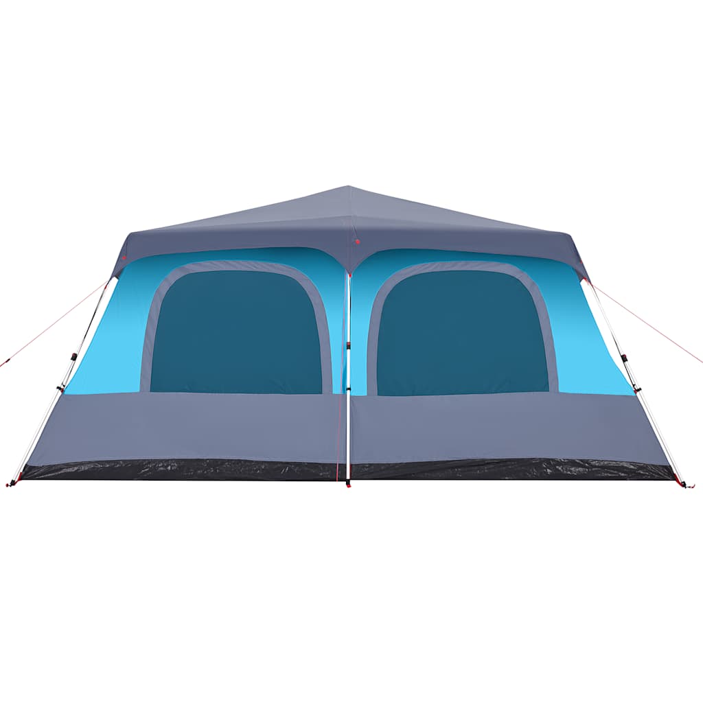 Kuppel-Familienzelt 10 Personen Quick Release Blau