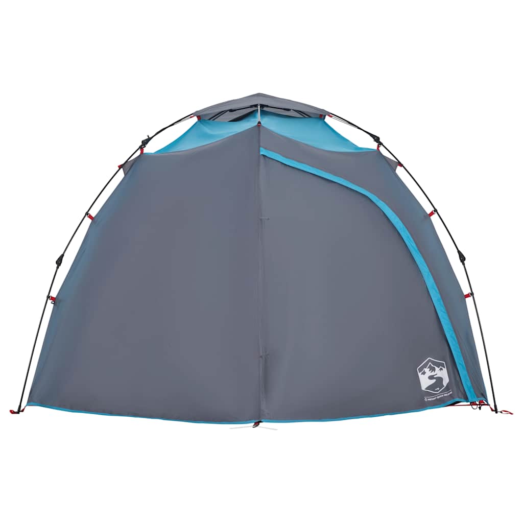 Kuppel-Campingzelt 4 Personen Quick Release Blau