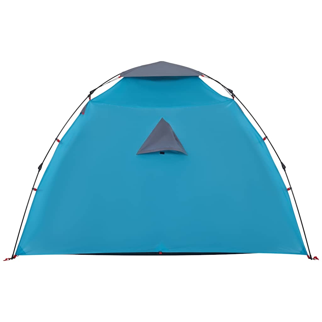 Kuppel-Campingzelt 4 Personen Quick Release Blau