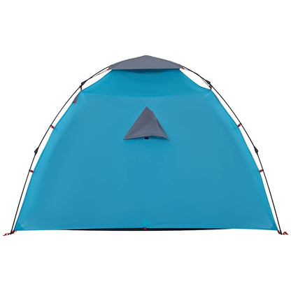 Kuppel-Campingzelt 4 Personen Quick Release Blau