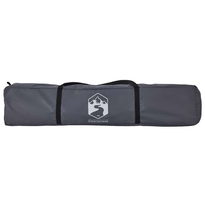 Kuppel-Campingzelt 4 Personen Quick Release Grau Und Orange