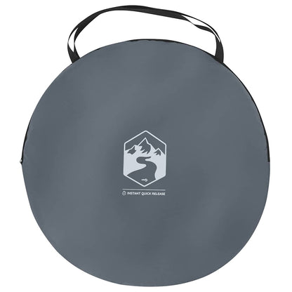 Sichtschutzzelt Pop-Up Wasserdicht Grau Und Orange