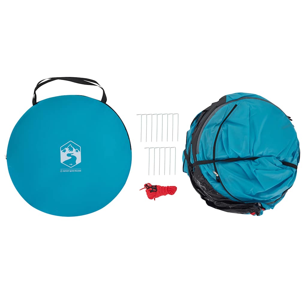 Sichtschutzzelt Pop-Up Wasserdicht Blau