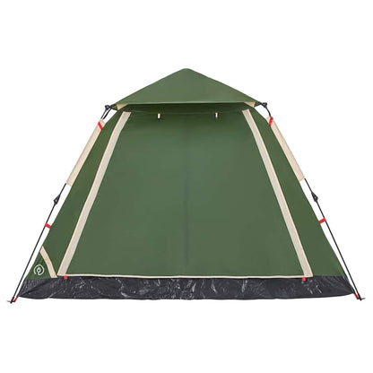 Kuppel-Campingzelt 5 Personen Quick Release Grün
