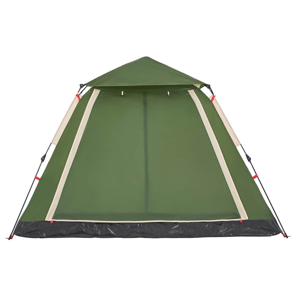 Kuppel-Campingzelt 5 Personen Quick Release Grün