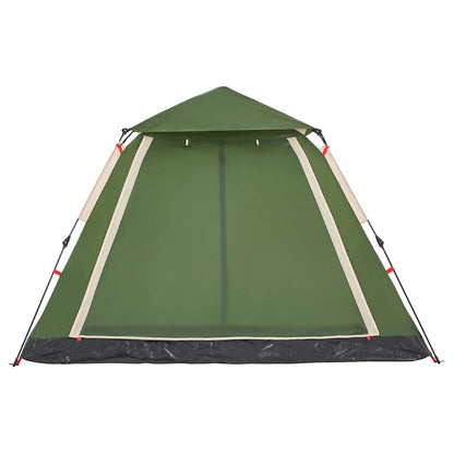 Kuppel-Campingzelt 5 Personen Quick Release Grün