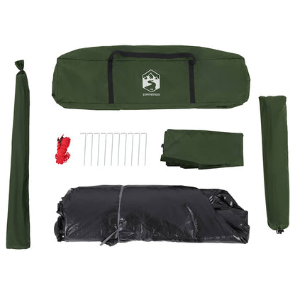 Kuppel-Campingzelt 5 Personen Quick Release Grün