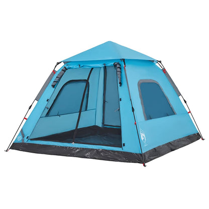 Kuppel-Campingzelt 5 Personen Quick Release Blau