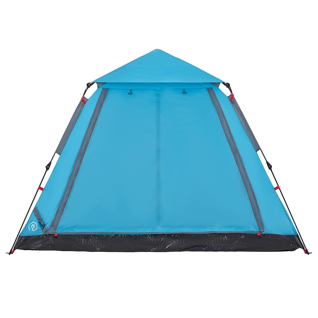 Kuppel-Campingzelt 5 Personen Quick Release Blau