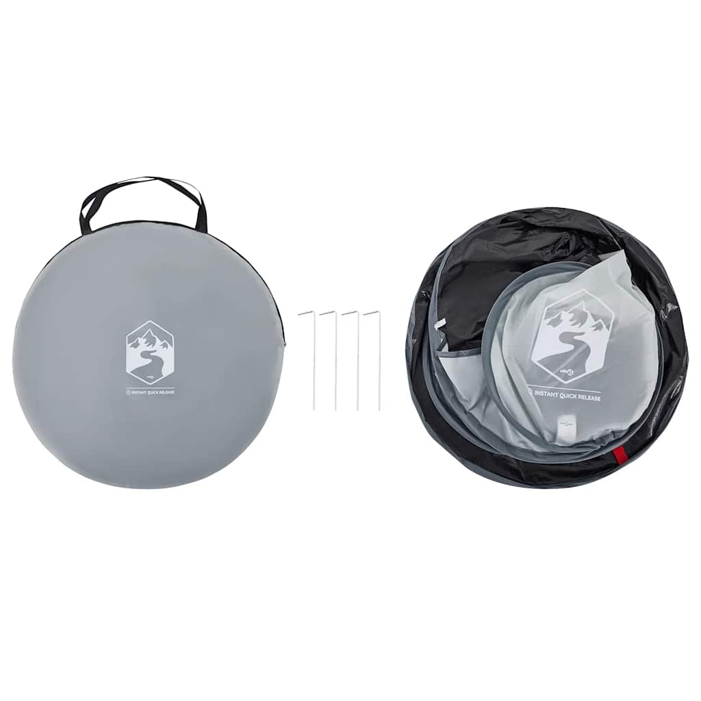 Strandzelt Pop-Up Wasserdicht Grau