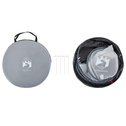 Strandzelt Pop-Up Wasserdicht Grau