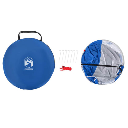 Strandzelt 2 Personen Pop-Up Wasserdicht Azurblau