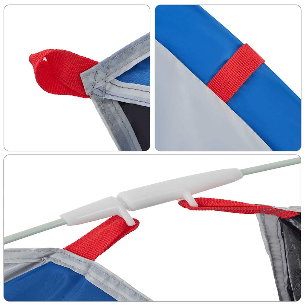 Strandzelt 2 Personen Pop-Up Wasserdicht Azurblau