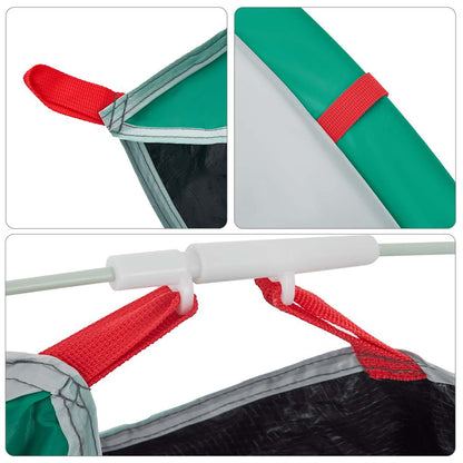 Strandzelt 2 Personen Seegrün Pop-Up Wasserdicht Meeresgrün