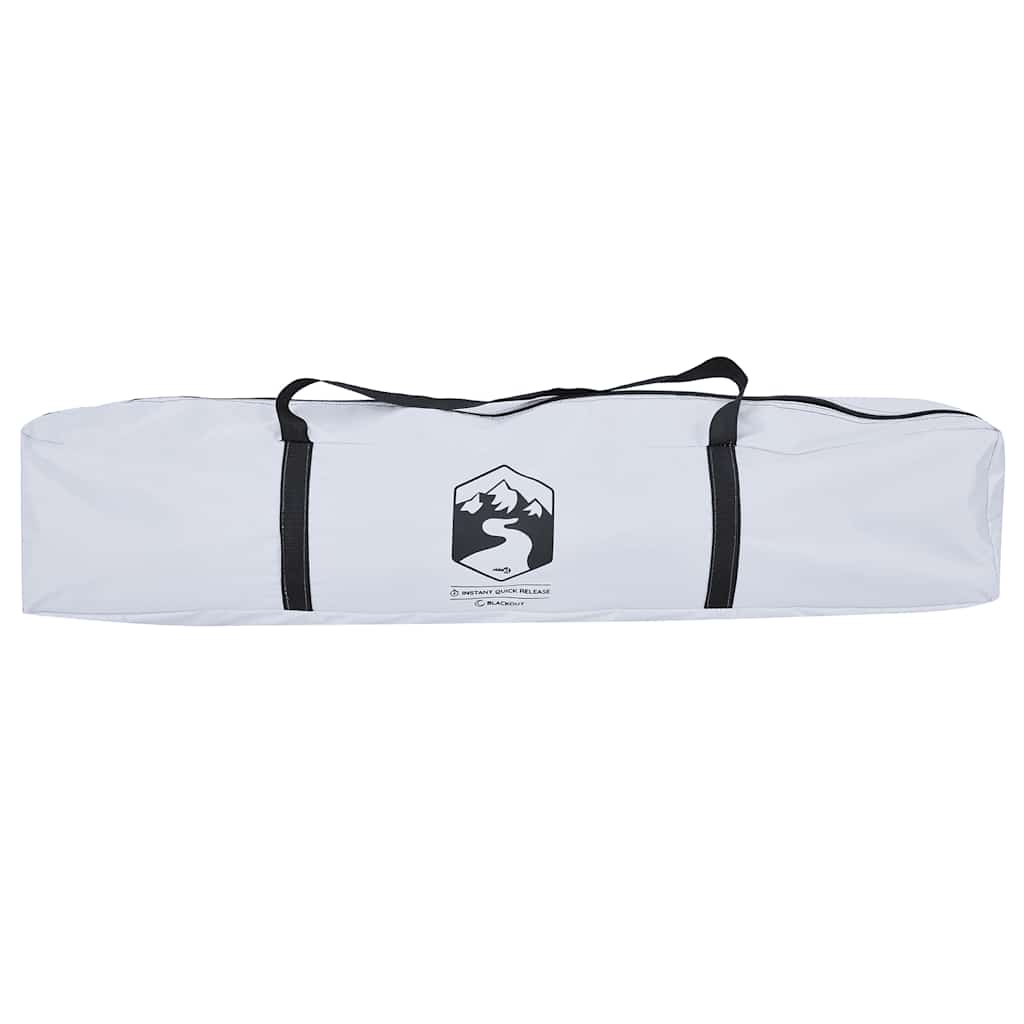 Kuppel-Campingzelt 3 Personen Weiß Verdunkelt Quick Release Weiße Verdunkelung