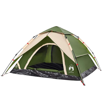 Kuppel-Campingzelt 5 Personen Quick Release Grün