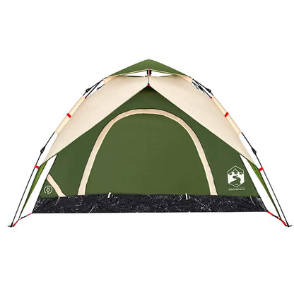Kuppel-Campingzelt 5 Personen Quick Release Grün