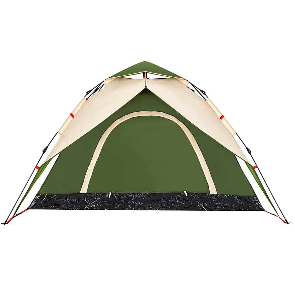 Kuppel-Campingzelt 5 Personen Quick Release Grün