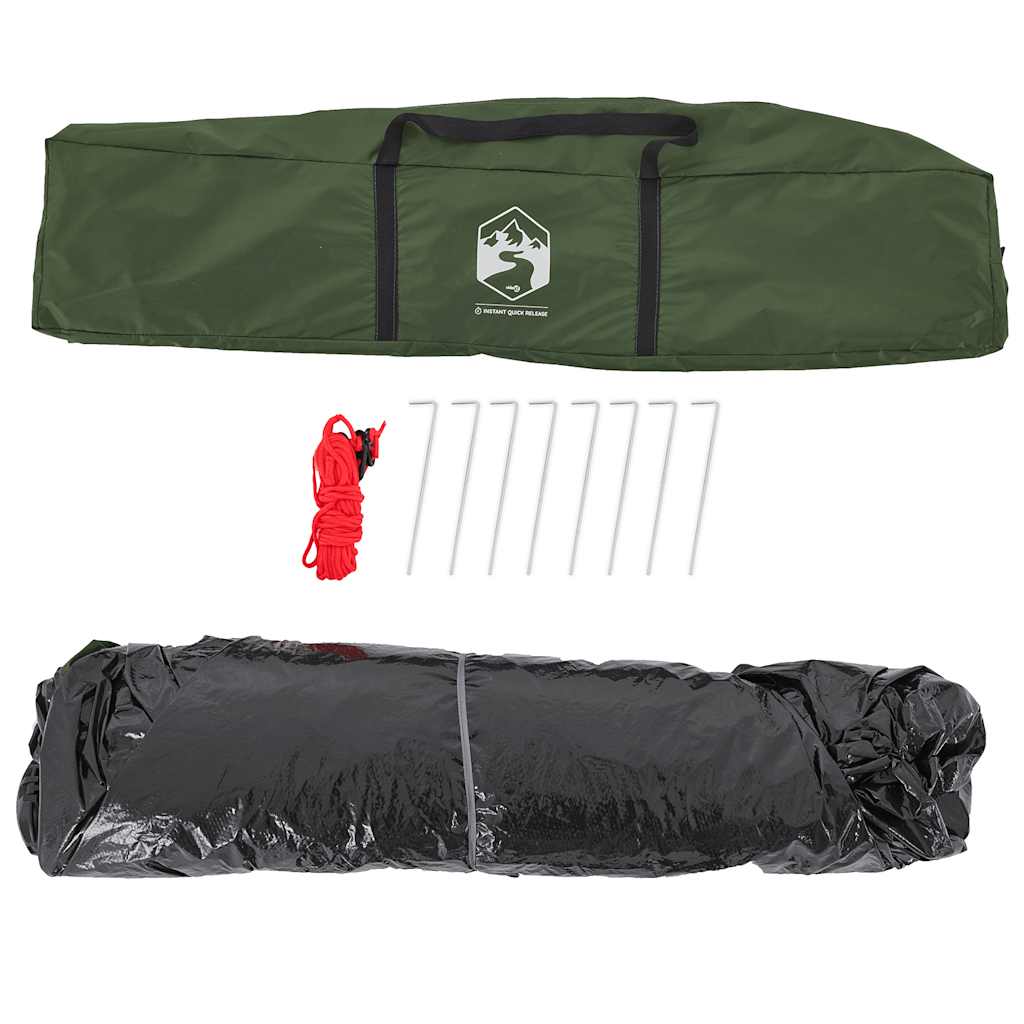 Kuppel-Campingzelt 3 Personen Quick Release Grün