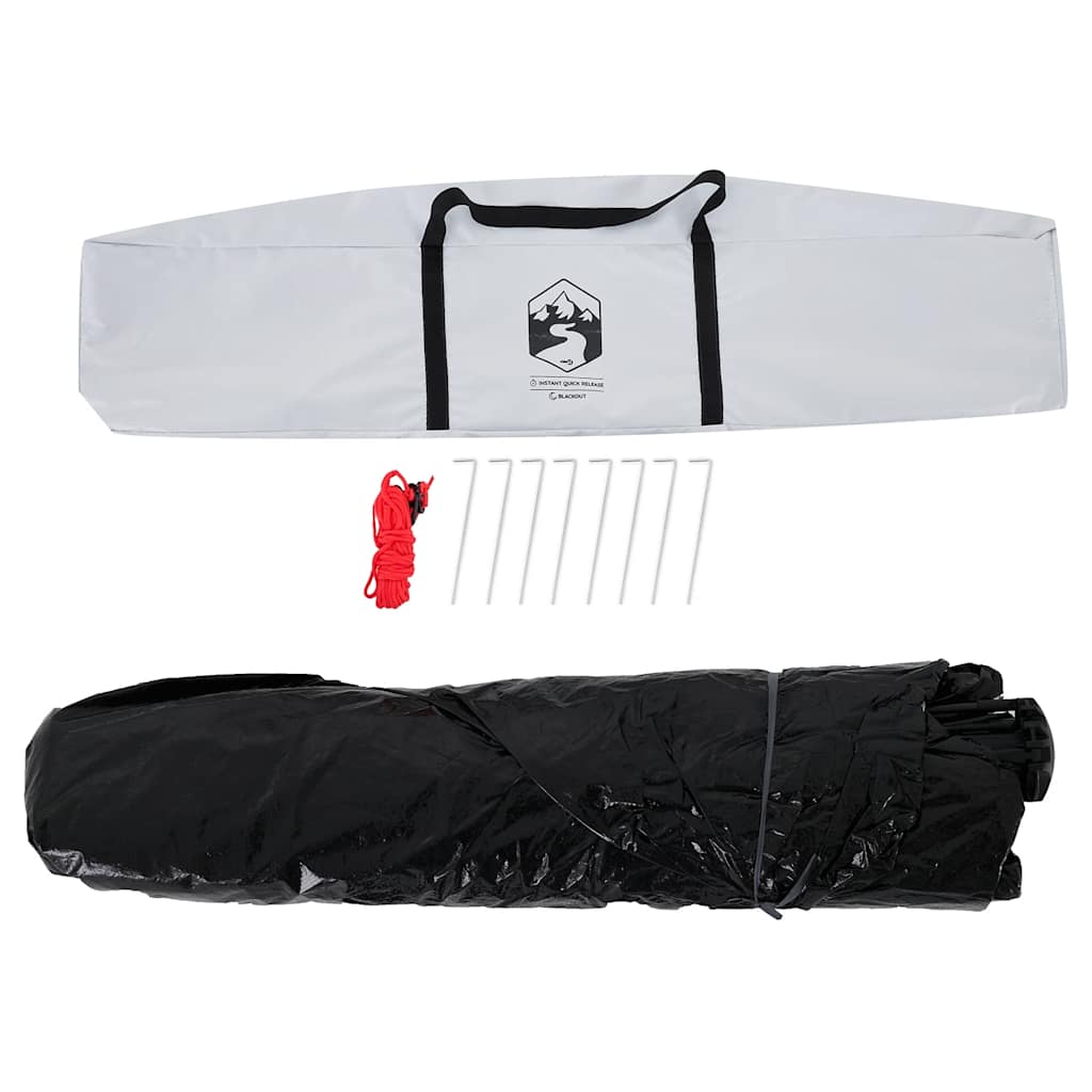 Kuppel-Campingzelt 3 Personen Weiß Verdunkelt Quick Release Weiße Verdunkelung