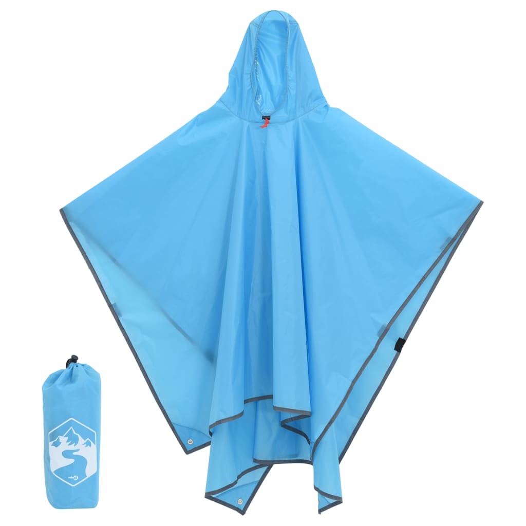 Regenponcho Mit Kapuze 2-In-1-Design 223X145 Cm