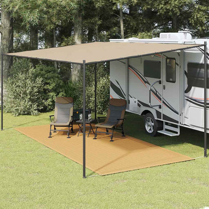 Zeltteppich 250X600 Cm Hdpe Sandfarbe