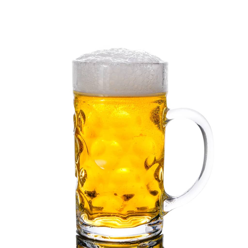 Bierkrüge Mit Henkel Glas 6 Stk.