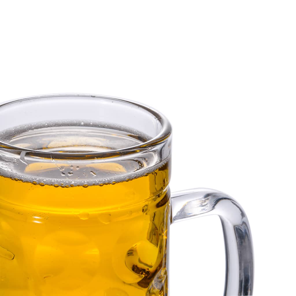 Bierkrüge Mit Henkel Glas 6 Stk.