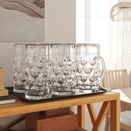 Bierkrüge Mit Henkel Glas 6 Stk.