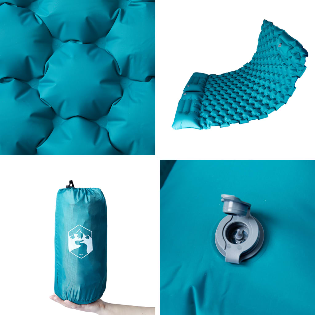 Doppel-Isomatte Mit Kissen Selbstaufblasend