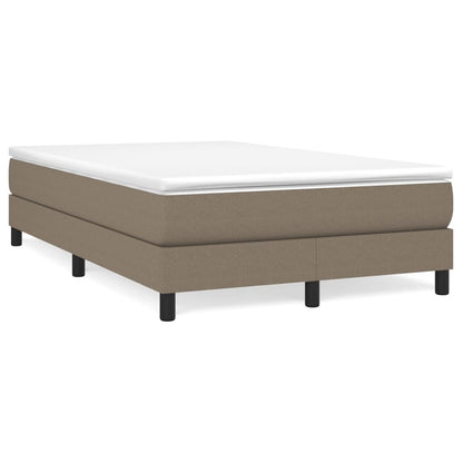 Boxspringbett Mit Matratze Stoff Taupe
