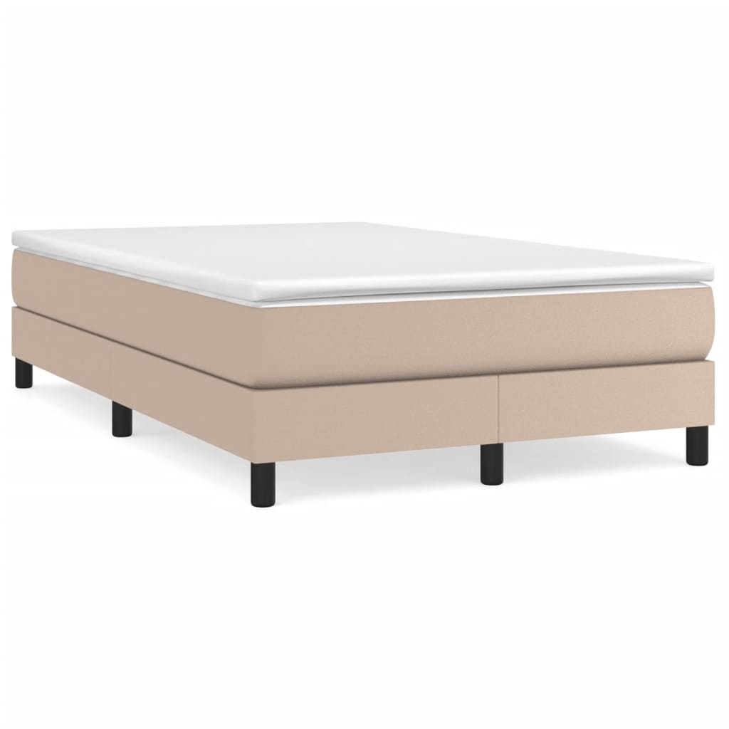 Boxspringbett Matratze -Braun 200X200Cm Kunstleder Cappuccino