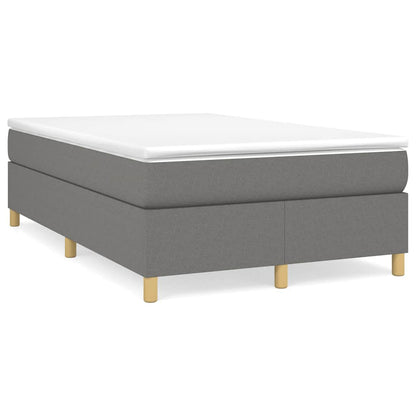 Boxspringbett Mit Matratze Stoff Dunkelgrau