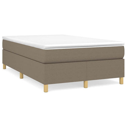 Boxspringbett Mit Matratze Stoff Taupe